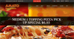 Desktop Screenshot of amatorealpizza.com